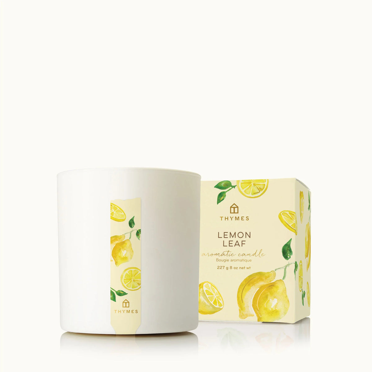 Thymes Lemon Leaf Candle – Cleopatra's Bath & Body Boutique