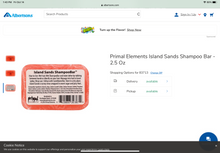 Primal Elements Shampoo Bar Island Sands