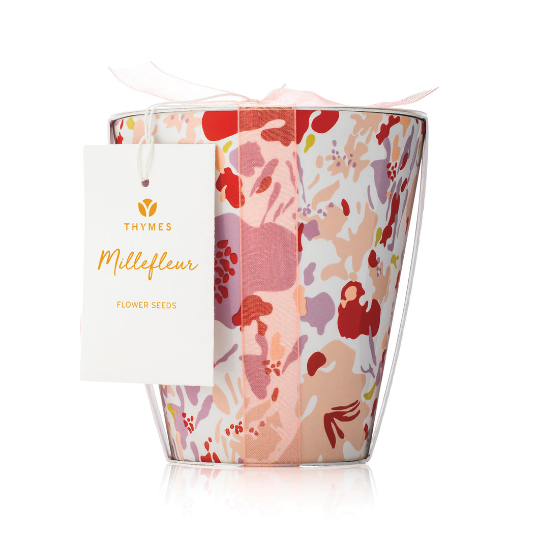 Thymes MILLEFLEUR Candle Flower Pot