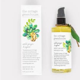 THE COTTAGE GREENHOUSE Wild Ginger & Agave Moisture-Rich Dry Body Oil