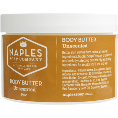 NAPLES SOAP COMPANY Unscented Body Butter
