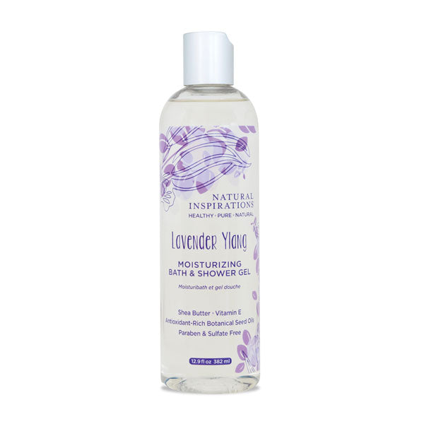 NATURAL INSPIRATIONS Lavender Ylang Bath & Shower Gel