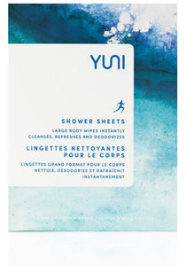 YUNI Beauty SHOWER SHEETS Box of 12