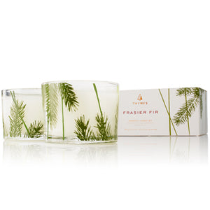 THYMES Frasier Fir Pine Needle Candle Set
