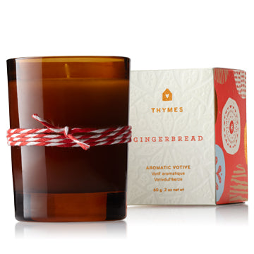 THYMES Gingerbread Votive Candle – Cleopatra's Bath & Body Boutique